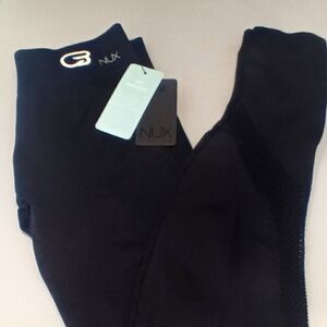 💯🔥NUX CYCLEBAR BLACK NETWORK COMPRESSION LEGGINGS - Size MEDIUM 🔥🔥NEW WITH